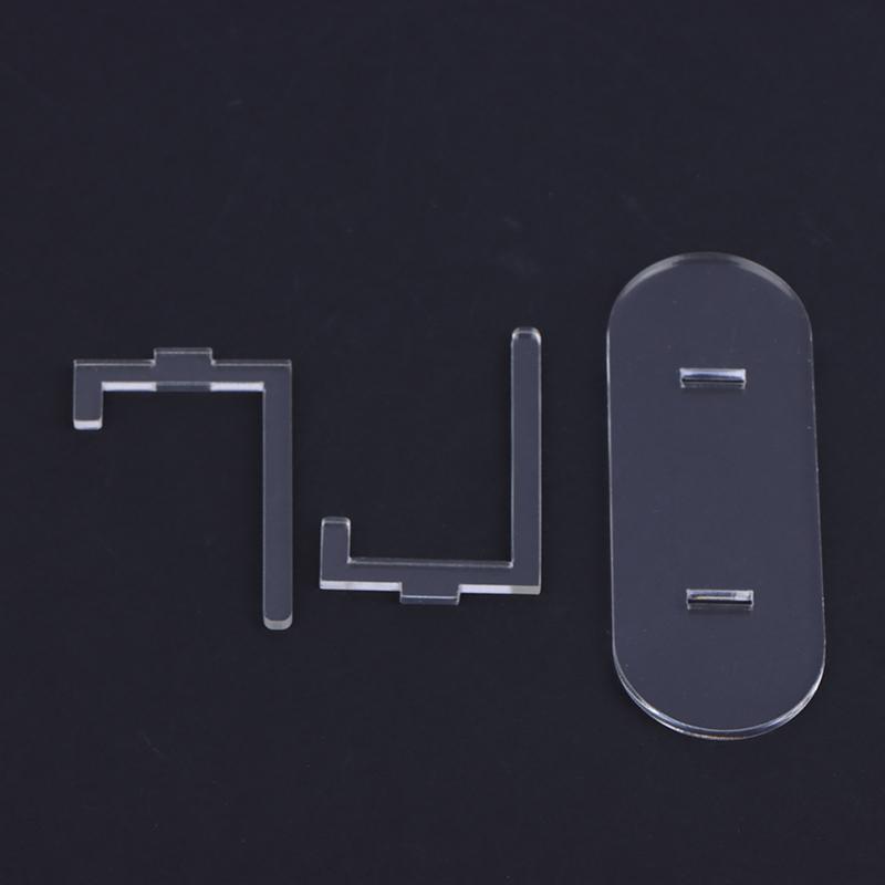 1/3/5 Pcs Transparent Display Stand Multi-Purpose Acrylic Storage Holder For Photo Plate Card Display