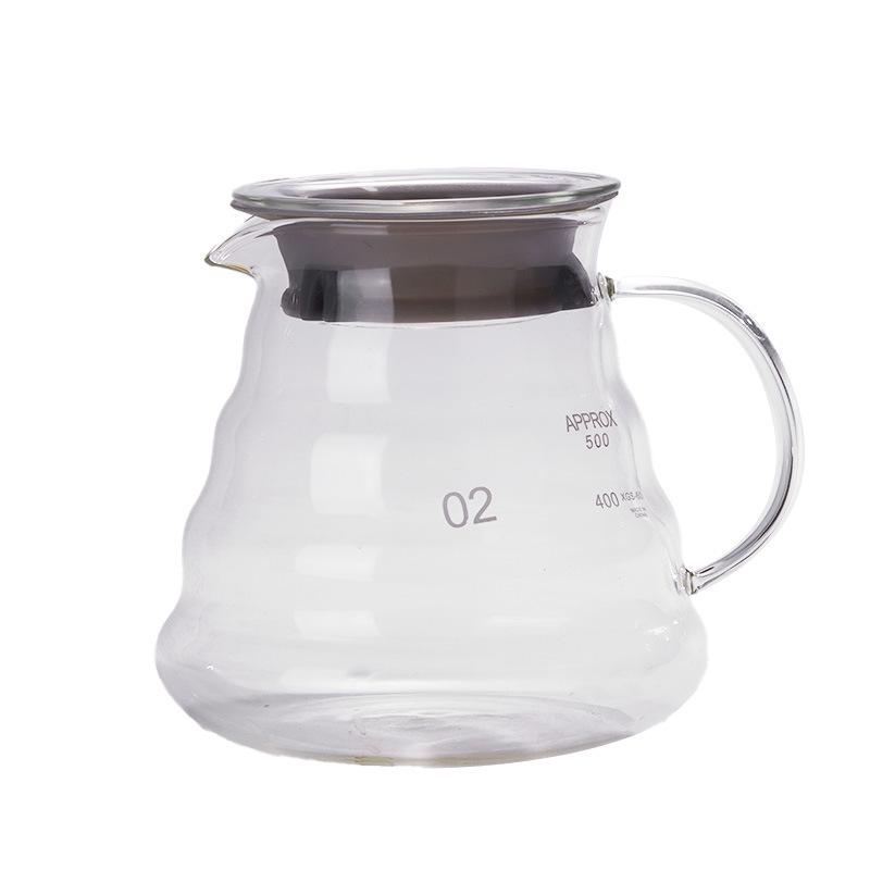 V60 Hand-Brewed Coffee Filter Set: Conical Drip Cup & Sharing Pot