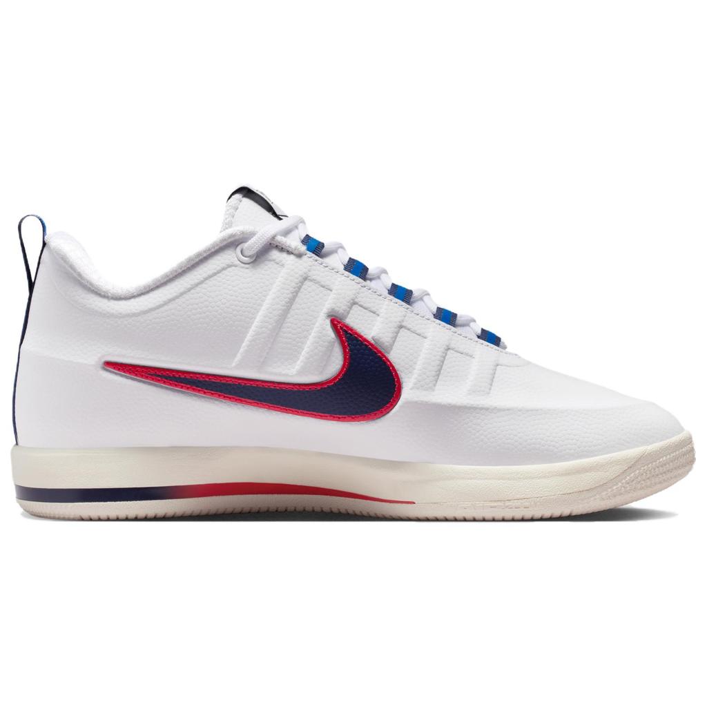 Nike Buch 2 Wnba 30. Jubiläum Bequeme Passform Basketballschuhe Herren Sneaker Weiß Rot IR6332-100