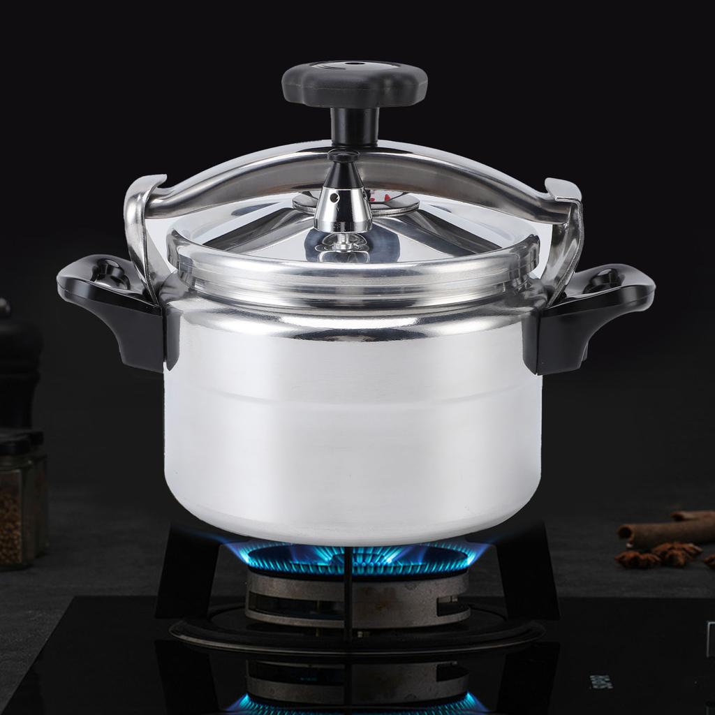 Pressure Cooker Universal Compound Bottom Easy to Open and Close Aluminium Pressure Canner for Gas Cooktops Flat Top Cooktops In