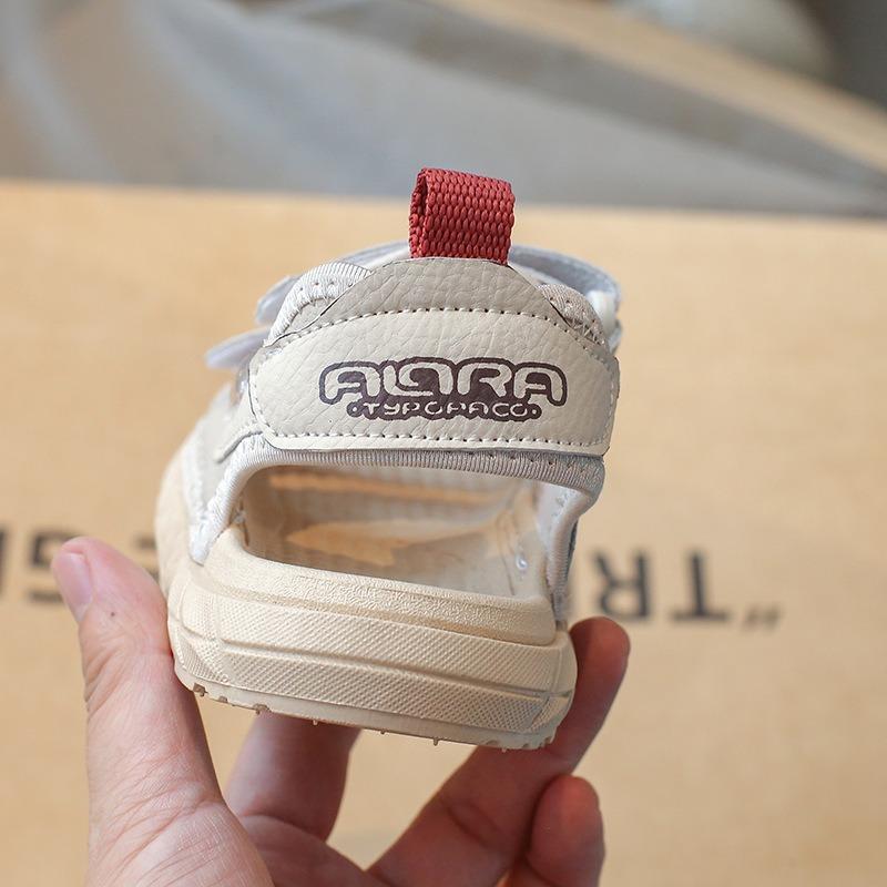 New Boys' Sandals, Big Kids' Summer Open-Toe Children's Sandals, Soft-Soled Anti-Slip Little Kids' Beach Sandals