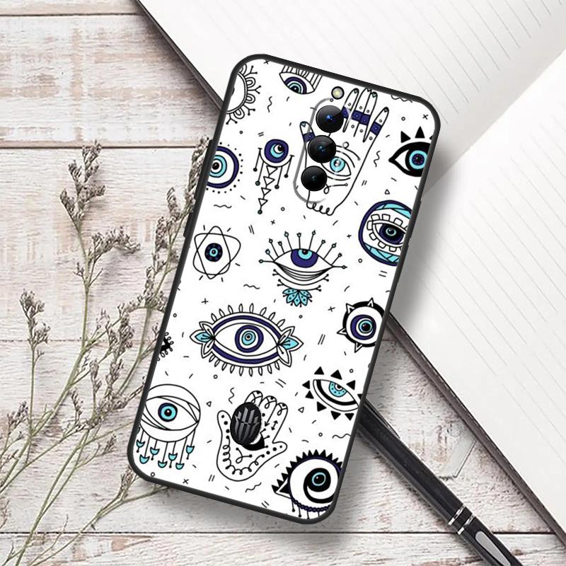 Lucky Eye Blue Evil Eye Print Case For ZTE Nubia Red Magic 11 10S 9S 8S 8 9 10 Pro Plus 7 6S 7S Pro RedMagic 10 Air Cover