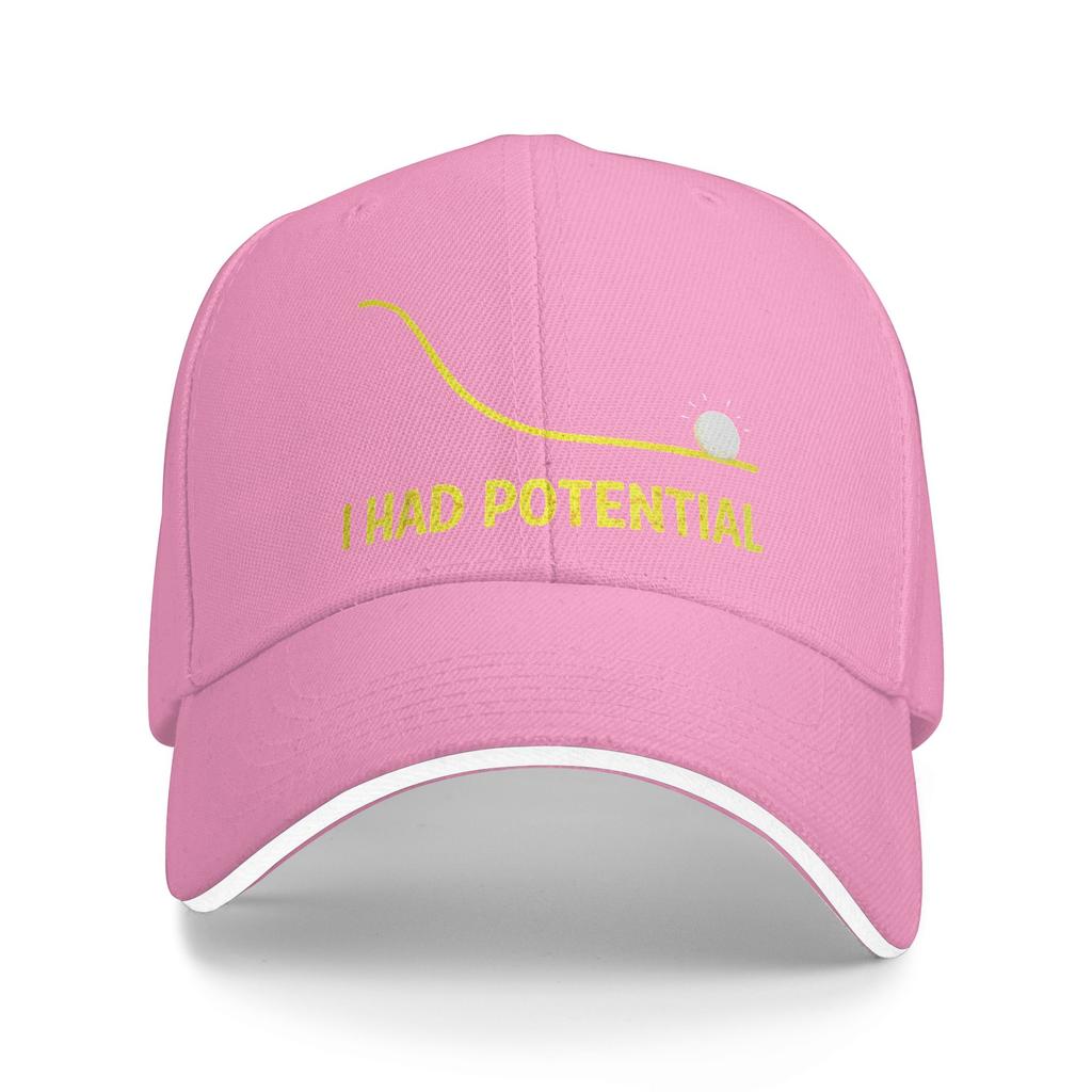 I Had Potential Casual Baseball Cap Outdoor Sport Hip Hop Hats Summer Hot Sale Couple Women Y2k Cute Snapback Cap