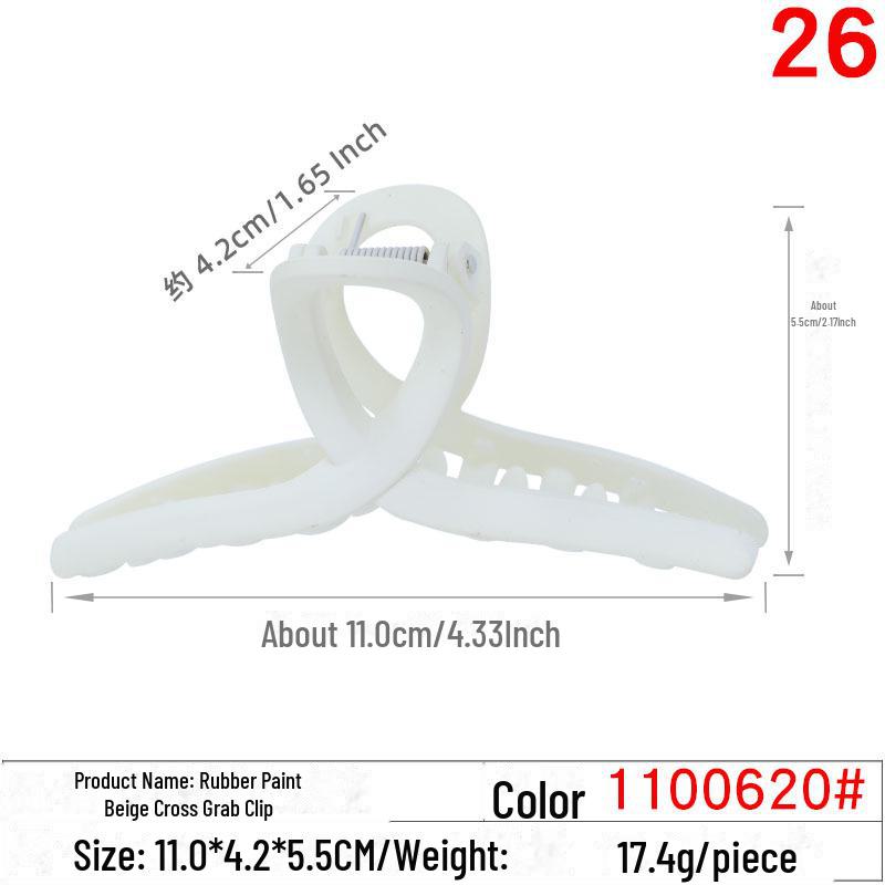 Modische Dongdaemun Große Kreuz-Klammer Hai-Haarspange