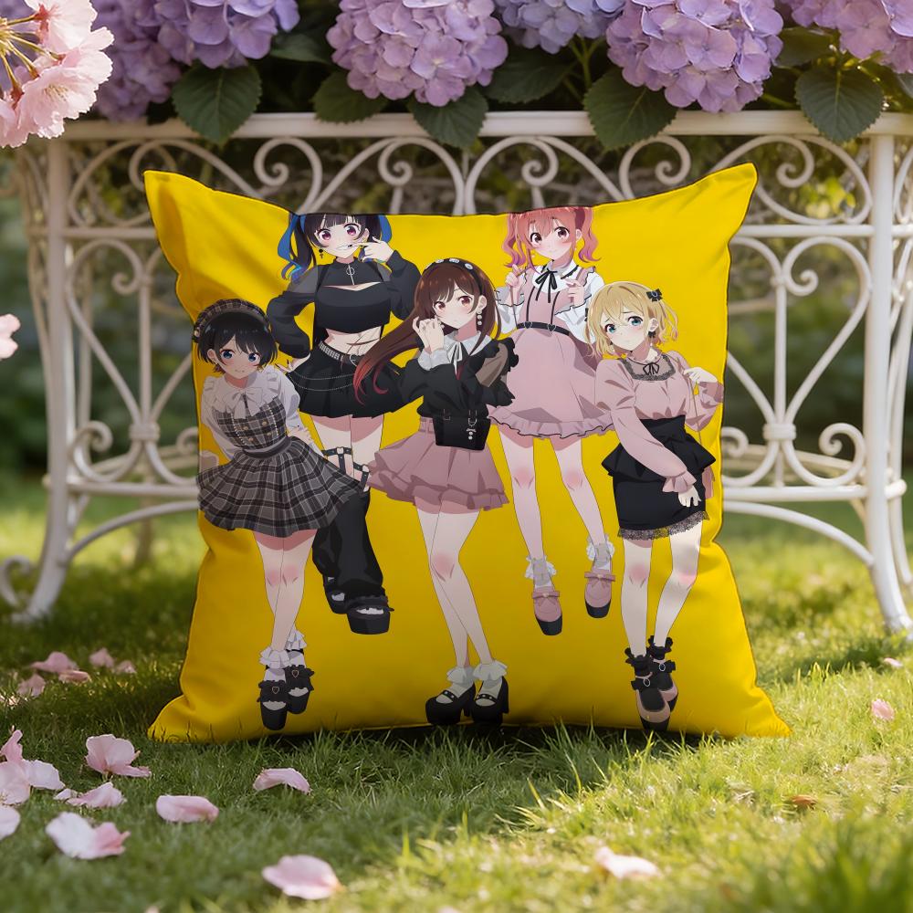 O-Okarishimasu Anime Cushion Cover Home & Car Dual-Scene Pillow Cover: Reversible for Premium Comfort