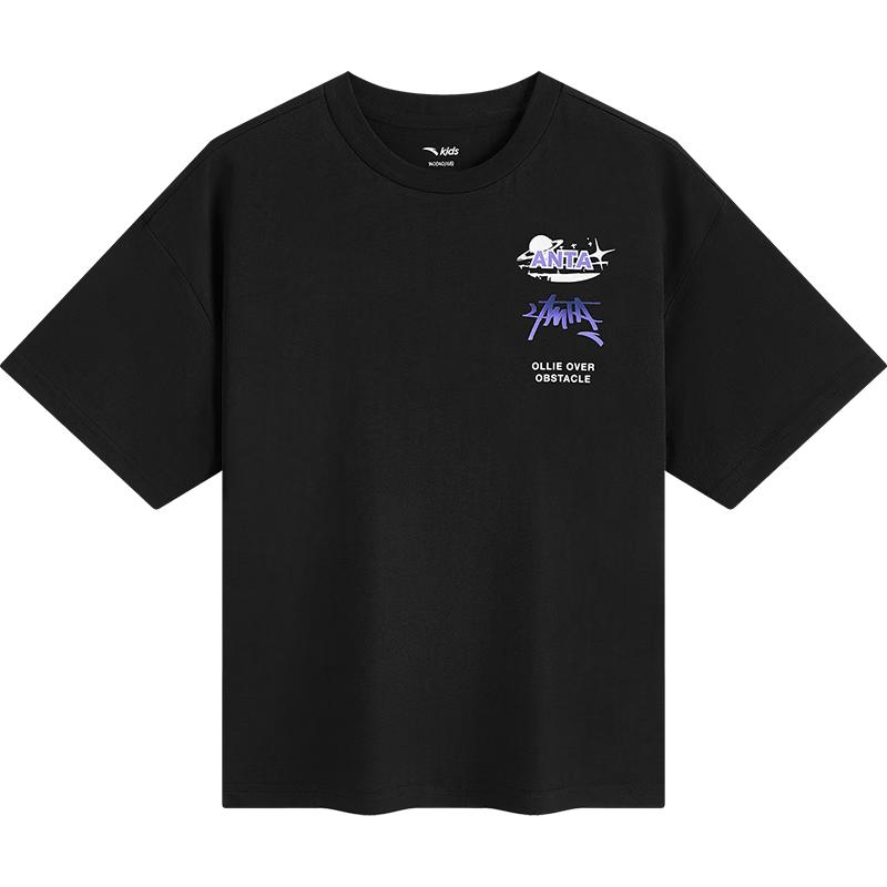 ANTA Boys  2026 Summer Trend Crew Neck T-Shirt 175