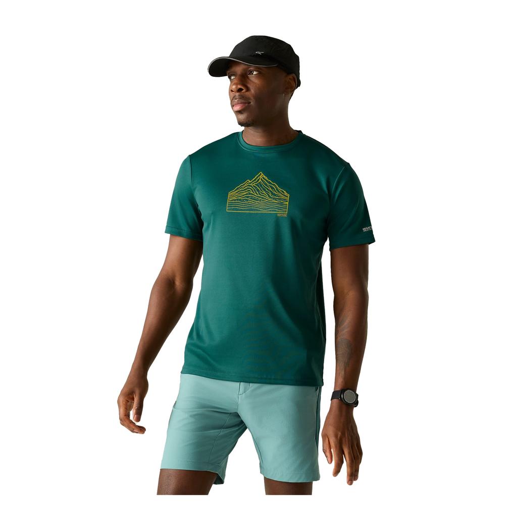 Regatta Mens Fingal Topographic T-Shirt