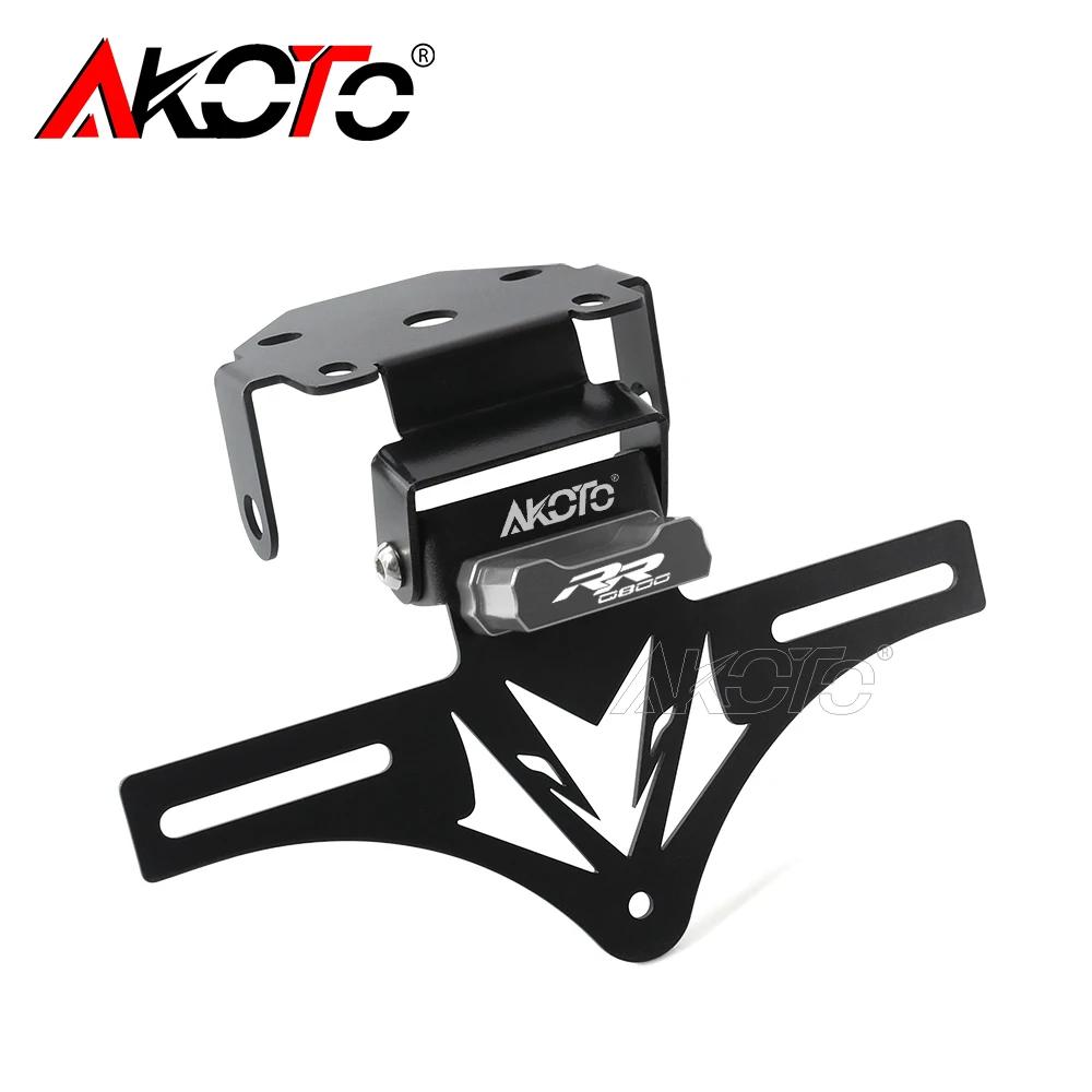 Tail Eliminator Accessories FOR QJMOTOR SRK800 SRK 800 800RR 2024 2025+ Motorcycle CNC Fixed Foldable License Plate Holder