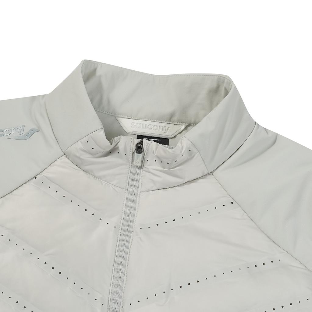 SAUCONY Running Training Series Fashion Comfortable Versatile Skin-Friendly Stand Collar Letter Down Jacket Unisex Outerwear SA1250PJ92T-GR095