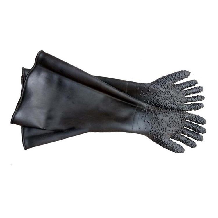 Thickened Rubber Particle Sandblasting Glove - Wear-Resistant & Breathable Left Hand Protection