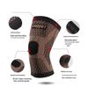 Copper Fiber Nylon Knitted Knee Support – Breathable, Anti-Slip for Cycling, Basketball, Mountaineering, and Badminton Sports.
