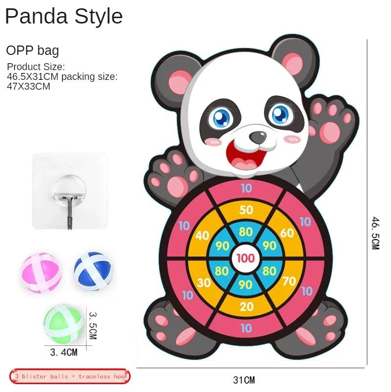 

Montessori Dart Board Target Sports Games for Children 3-6 Years Outdoor Educational Toy with Sticky Balls Dart Board Game