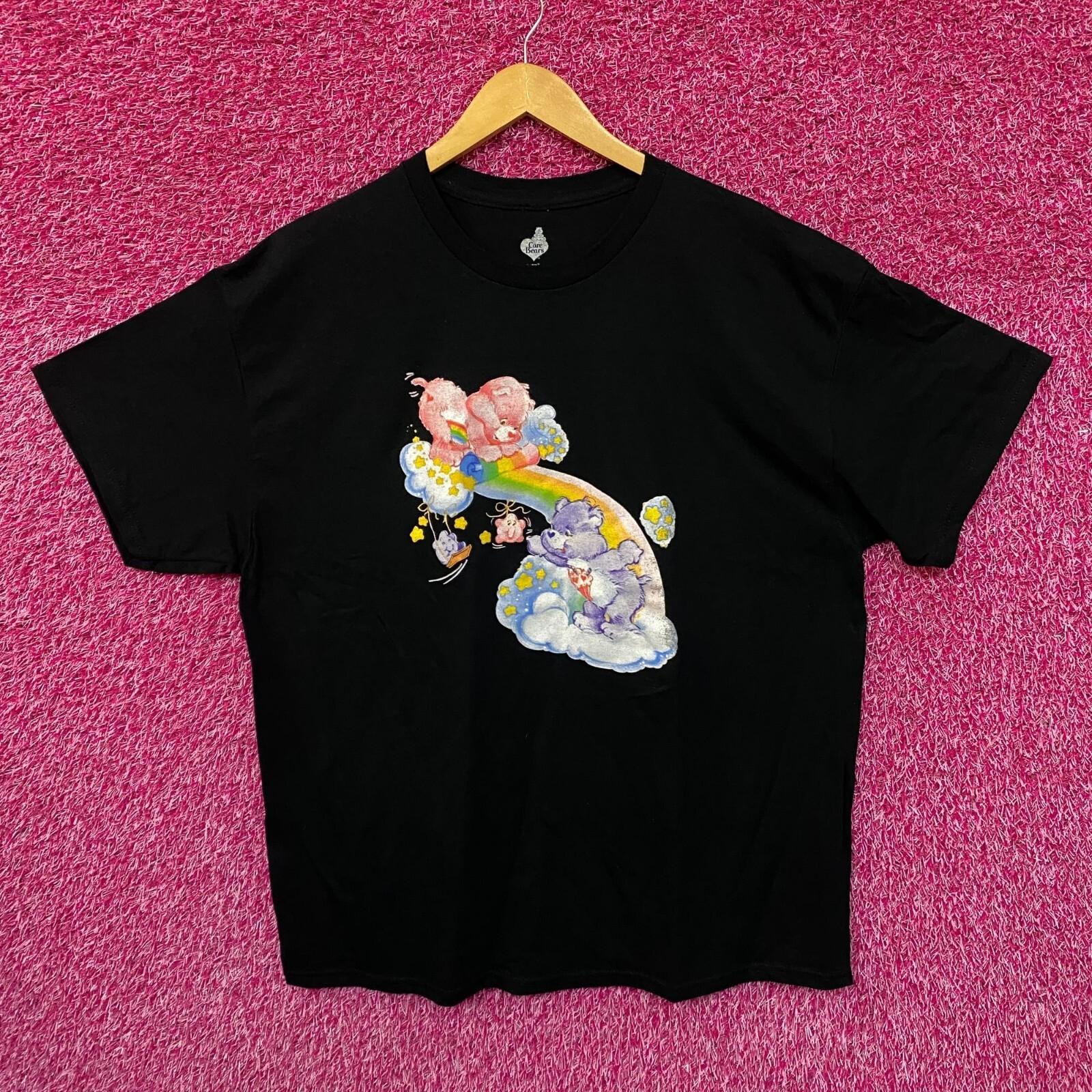 Care Bears Rainbow Rescue Cheer Bear Share Bear Movie Tee Large L