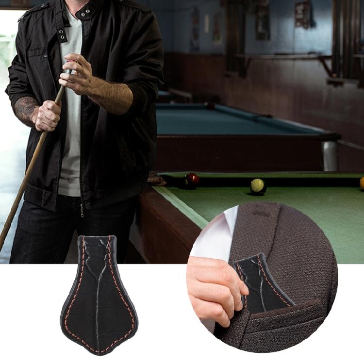 Leather Billiard Chalk Holder With Magnetic Feature For Easy Access Strong Magnets Billiards Equipment Accessories