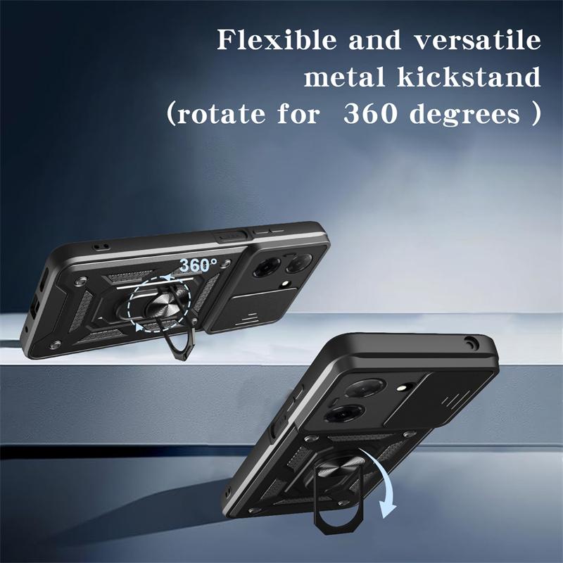 For Xiaomi Redmi A5 4G Case Slide Camera Lens Armor Cover for RedmiA5 Readmi Redmy A5 A 5 5A 4G Car Magnetic Ring Holder Coque