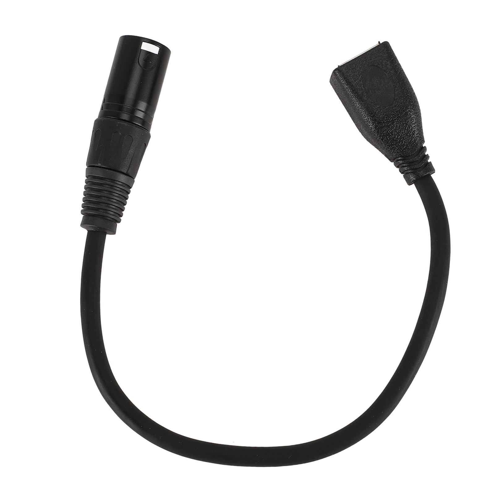

3 Pin XLR Male to RJ45 Female Adapter Cable OFC PVC XLR Male to RJ45 Ethernet Connector for DMX CON