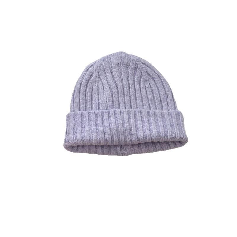 Schwarze Damen Strickmütze: Warm, Dick, Ohrenschützend, Große Größe für die Zeit nach der Geburt, Herbst/Winter 2025