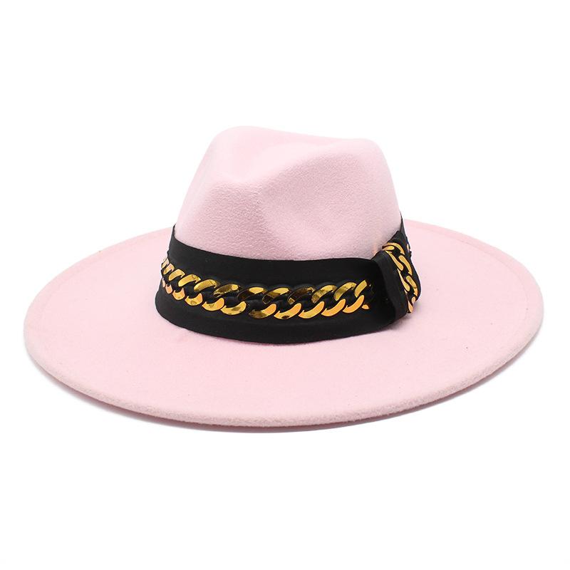 Exotic 9.5Cm Large Brim Top Hat Ethnic Accessories Jazz Hat Cashmere Felt Hat Gentleman And Lady Hat