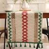 Soft Bohemian Table Flag Splicing Macrame Table Mat Knitted Hollow-out Table Runner  Dining Table