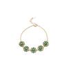 18k Gold Plated Retro Zircon Floral Bracelet – Elegant, Fashionable Hand Jewelry for Women