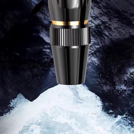 Adjustable Hose Nozzle High-Pressure Garden Hose Sprayer Booster Nozzle Rust-Proof for Car Wash