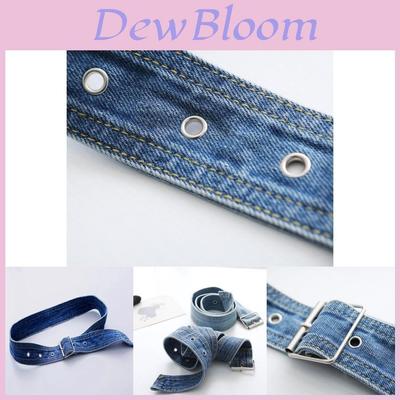 Stilosa Cintura Blu di Jeans Vintage da Donna Perfetta per Vestiti e Giacche Lunghezza 105cm