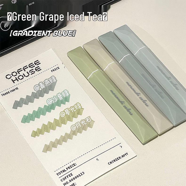 Gradient Highlighter Pen: Eye-Protective, Vibrant Colors for Students to Highlight Key Points and Take Notes