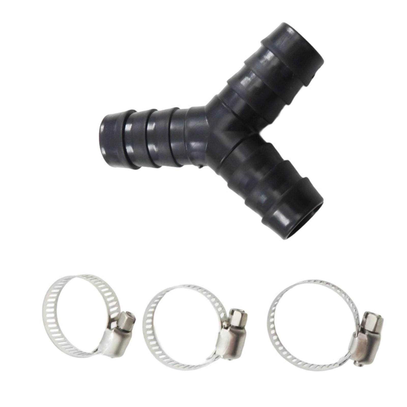 

Multipurpose Plastic Y Joint Drainage Extension 20mm Universal Fit Washing Machine Hose Anti Clog Structure 1
