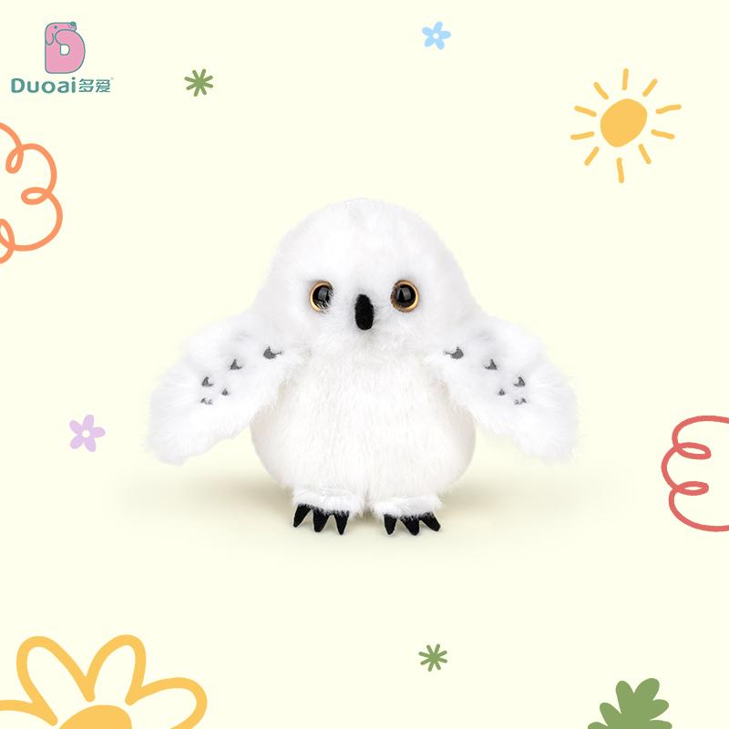 4 Kinds Of High Fidelity Owl Plushie Crow Plush Toys Lifelike Animals Simulation Stuffed Doll Toy Gift