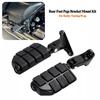 A16P-Black Rear Passenger Foot Pegs Bracket Mount Kit For  Electra Street Glide