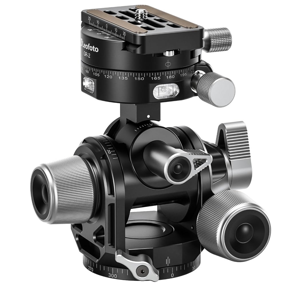

Leofoto Gear Head G4Pro Gear 3 Axis Compatible Base Diameter 60mm Load Capacity 20kg 037218 Adjustment Arca-Swiss