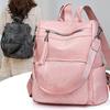 Schoolbag Women's Backpack Fashion Casual Vintage Large Capacity Commuter Shoulder Women's Bag Versatile Trend Leather Travel School Bag