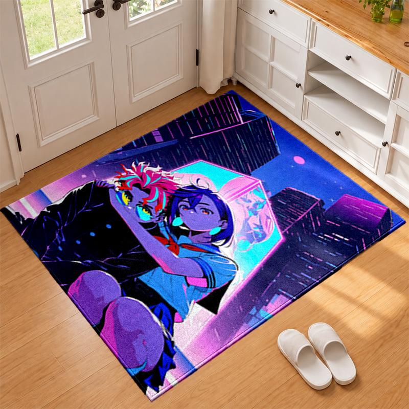 Dandadan Carpet Door Mat for Living Room or Bedroom Protective Mat Under Chair Office Decoration Christmas Gift Birthday Present