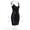 2024 New Summer Fashion: European & American V-neck Slim Sexy Backless Women's Dress