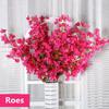 New home flower arrangement artificial bougainvillea filigree fake flower wedding decoration DIY party arch decoration