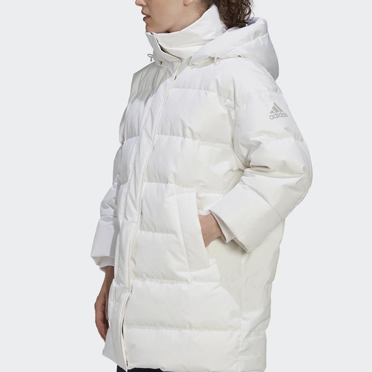 Adidas Oversize Down Jacket With Detachable Hood Women Outerwear White GE9987
