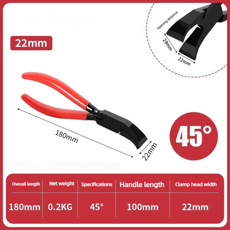 Universal Hand Seamer Sheet Metal Bending Pliers 45° 90° Straight Jaw for Roofing HVAC Auto Body Repair Metalworking Tool