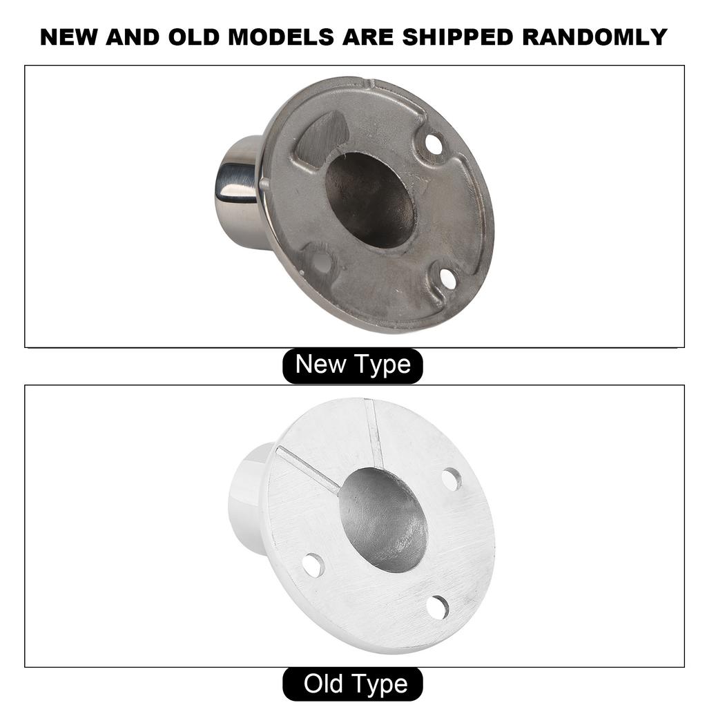 22mm 7 8inch Stainless Steel Marine Boat Hand Rail Fitting 60 Degree Round Base