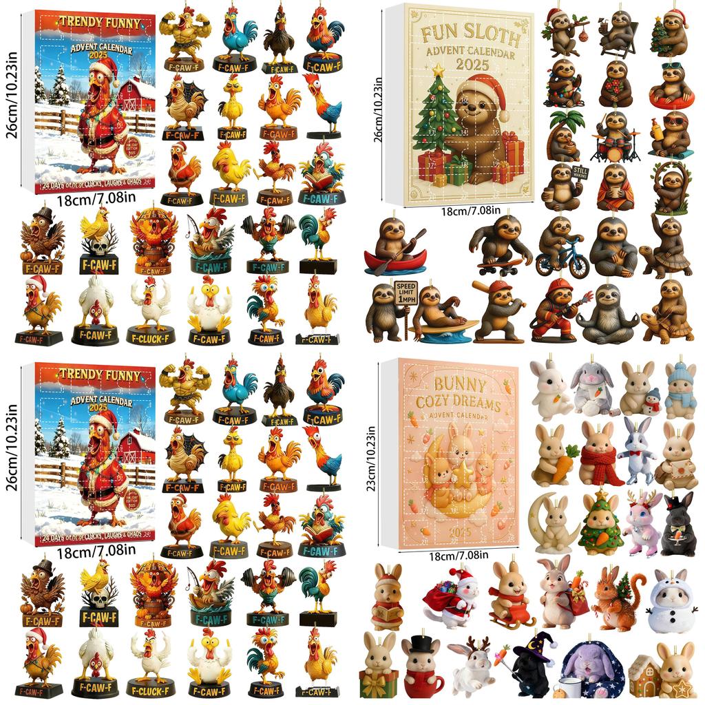 Animal Collectible Acrylic Christmas Ornaments For Party Decor And Festive Gift Ideas