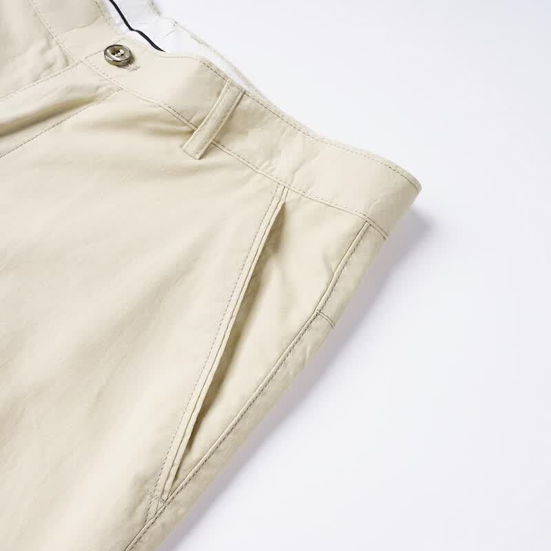 Men's 100% Cotton Business Casual Trousers