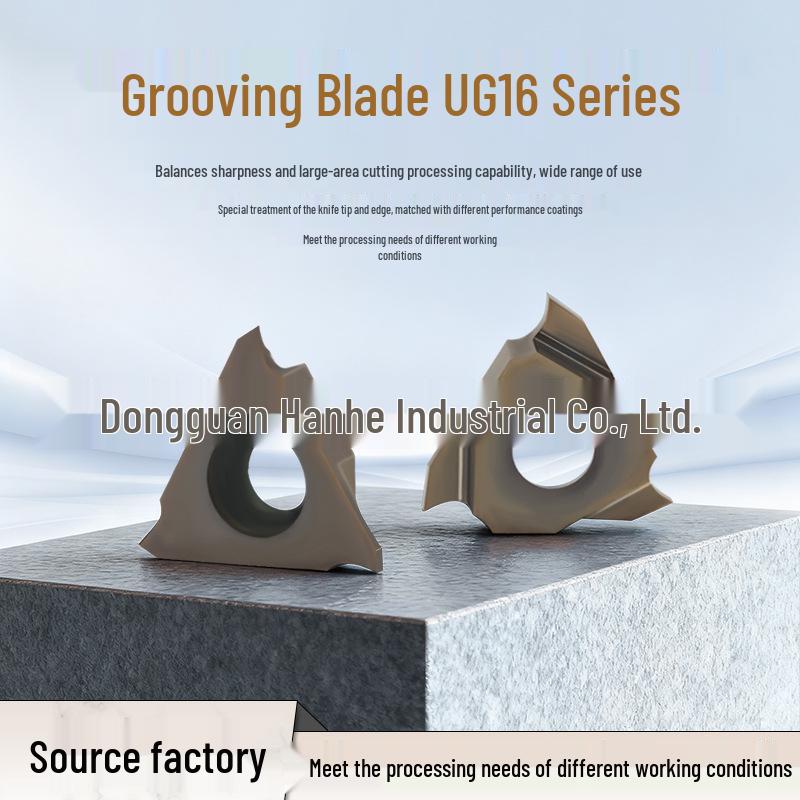 

CNC TGF32R Triangular Groove Insert: Precision Circlip Grooving Tool for Swiss-Type Lathes