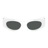 Versace Oval Sunglasses With Logo Unisex Sunglasses White O4480U-O3148751