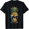 Pineapple Skull T Shirt Aloha Beaches Hawaiian Hawaii Goth T-Shirt