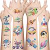 New Space Astronaut Party Tattoo Stickers Waterproof Party Party Party Gift Funny Fun Face Stickers