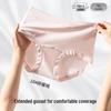 LangSha Women's Medical Grade Cotton Mid-High Waist Tummy Control Briefs 4-Pack
