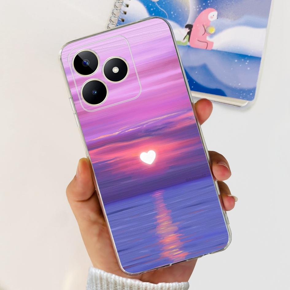 For Cover Realme C53 Phone Case 6.74" 2023 New Fashion Astronaut Soft Silicone Clear Back Cover For Realme C53 RMX3760 C 53 Capa