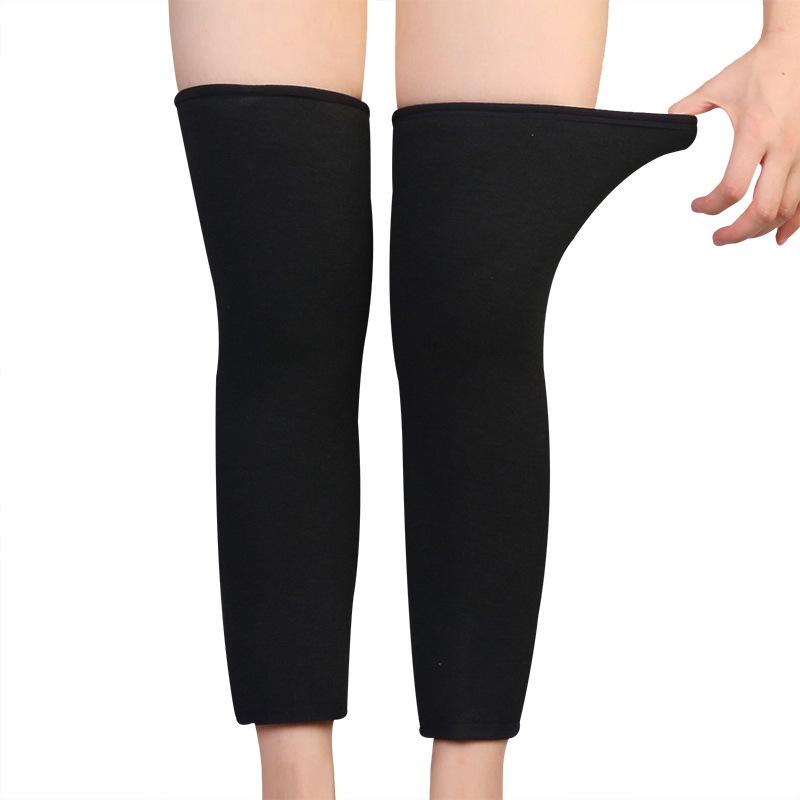 Warm Lamb Wool Velvet-Lined Knee Pads for Joint Protection - Ideal for Middle-Aged & Elderly Men and Women During Autumn and Winter