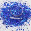 Holographic Cosmetic Christmas Decorations Chunky Glitter Nail Iridescent Flakes Sparkles Face Body Hair Nail  Glitter Sequins