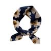 55cm Laies Headband Cotton Linen Square Scarf Women Korean College Girls Fashion Spring Autumn New Style Elegant Neck Scarves