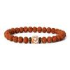 Natural Wood Star Moon Bodhi Seeds Bead Bracelet Promotes Meditation Wisdom & Good Luck Fortune Enlightenment Harmony Jewelry